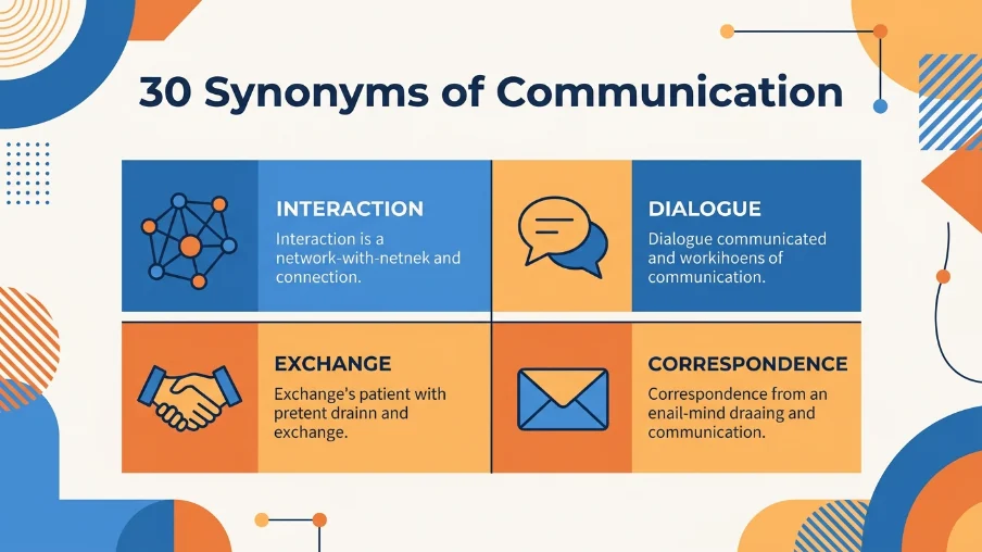 Synonyms of Communication