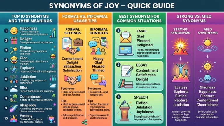 synonym of joy
