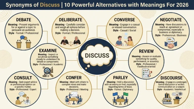synonym of discuss