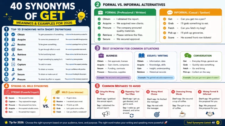 synonym of get