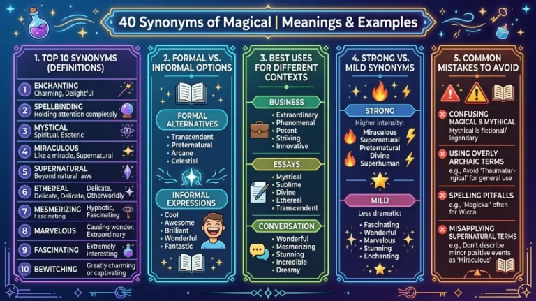 synonym of magical