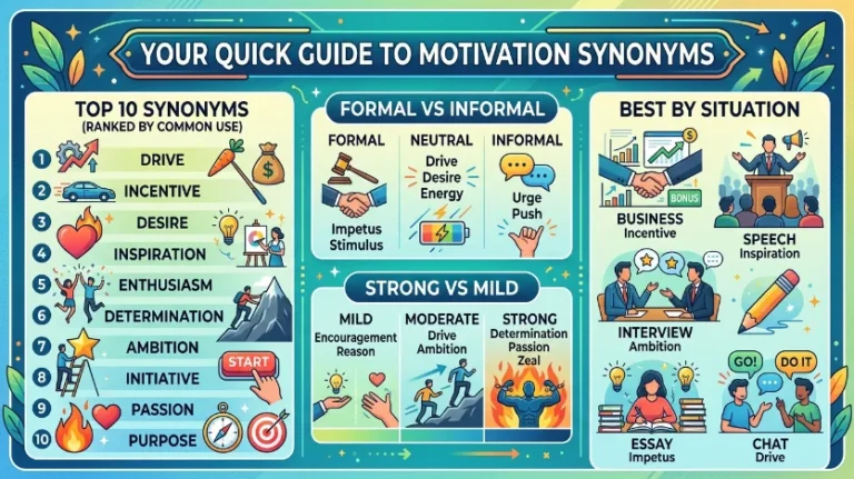 synonym of motivation