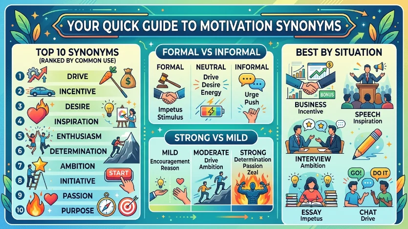 synonym of motivation