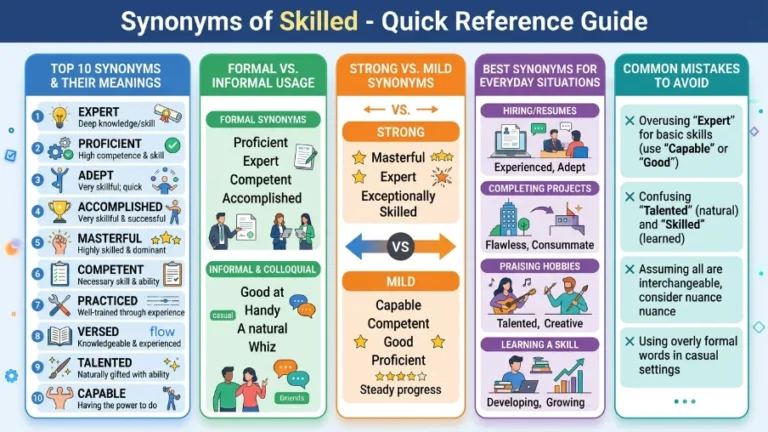 synonym of skilled