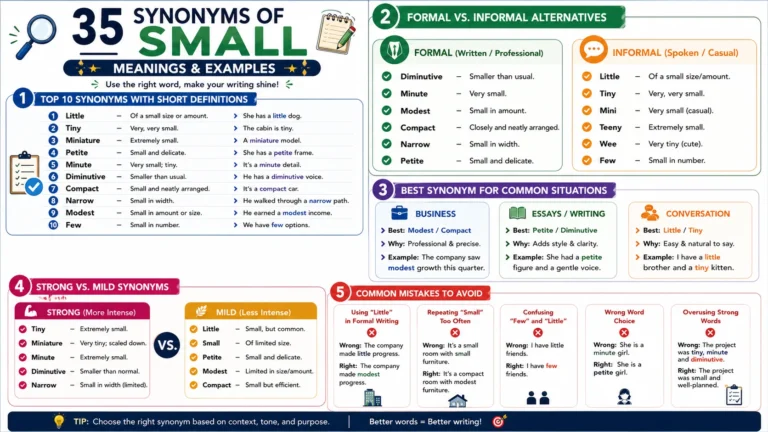 synonym of small