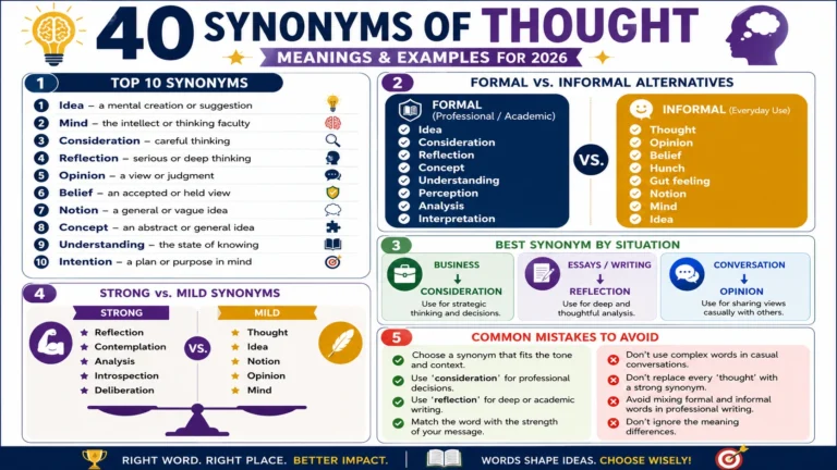 synonym of thought