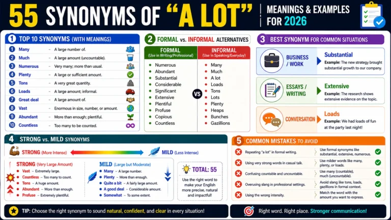 alot of synonym