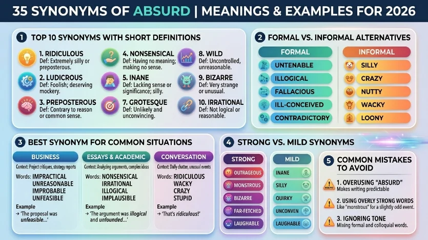 synonym of absurd