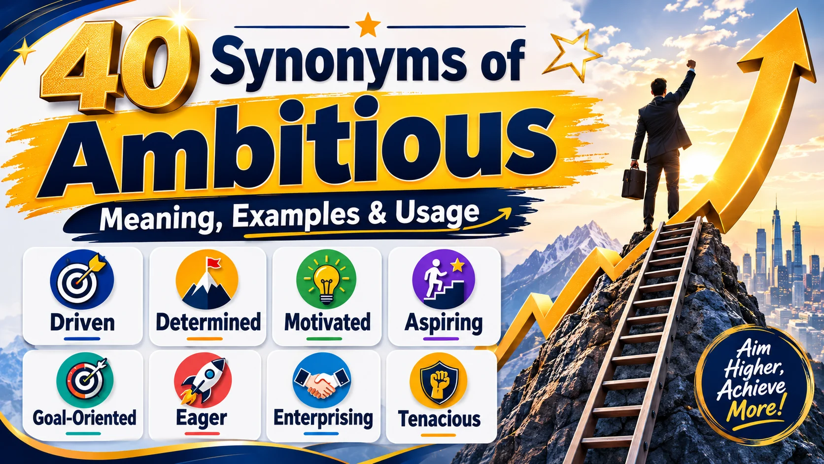 synonym of ambitious