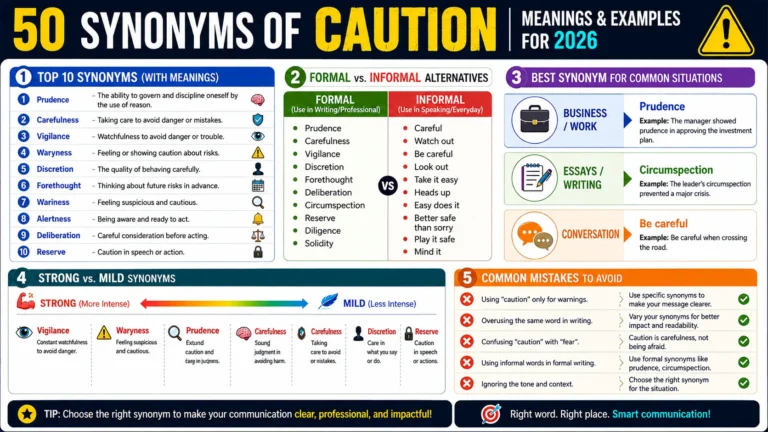 synonym of caution
