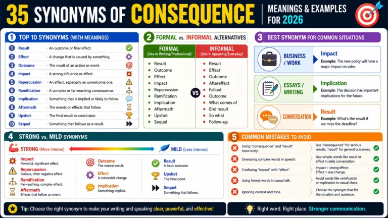 synonym of consequence