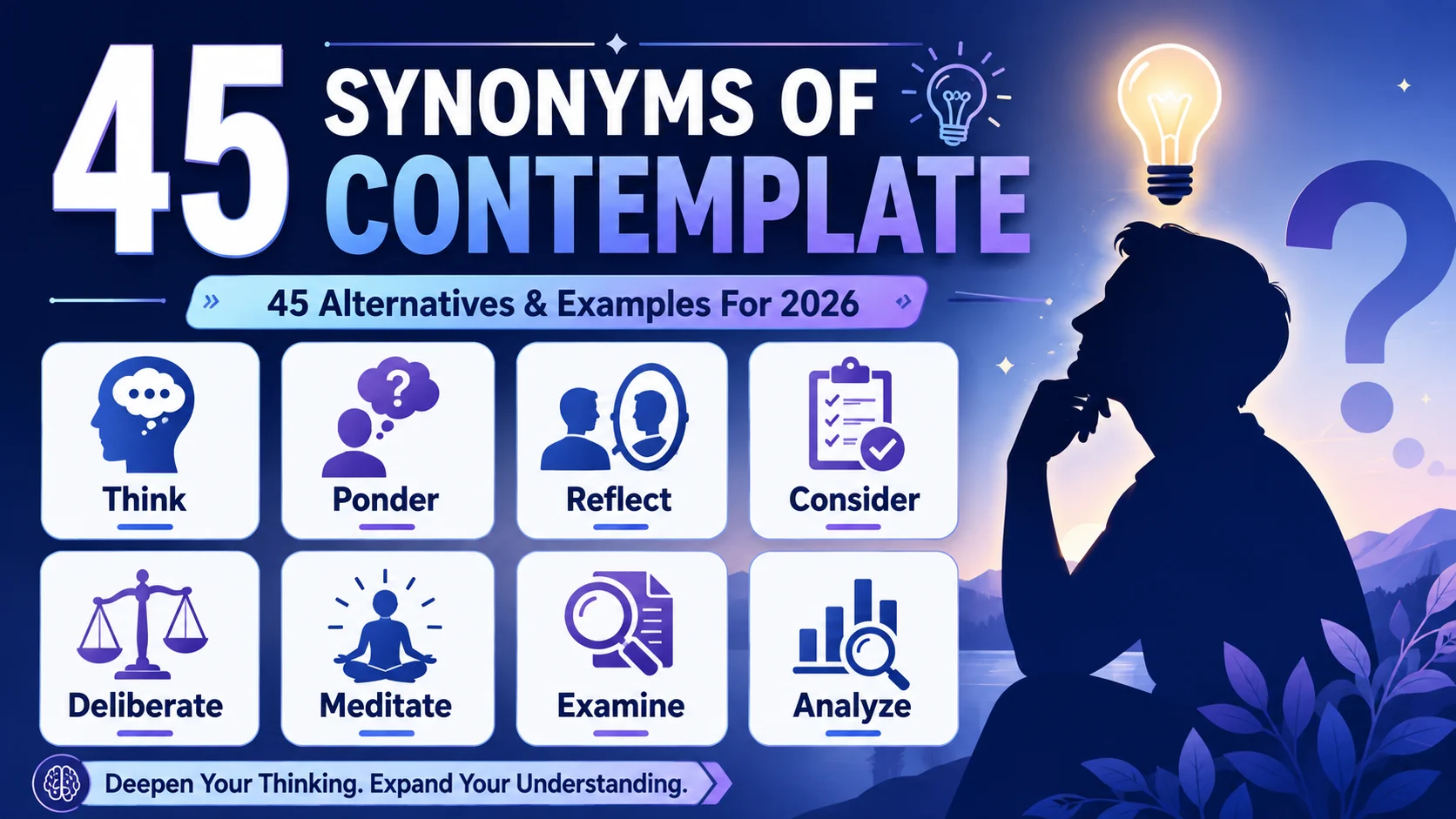 synonym of contemplate