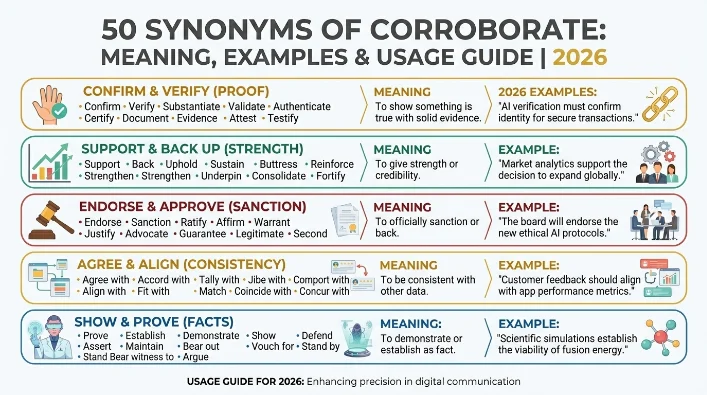 synonym of corroborate