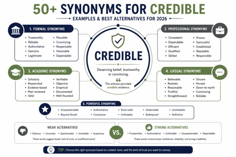 synonym of credible