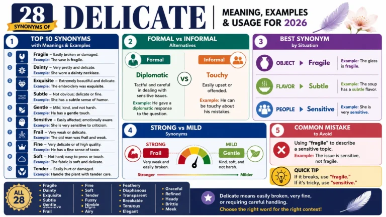 synonym of delicate