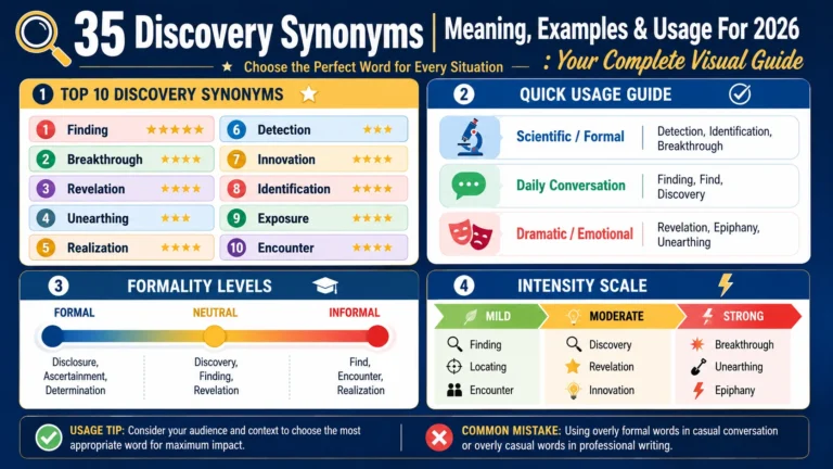 synonym of discovery