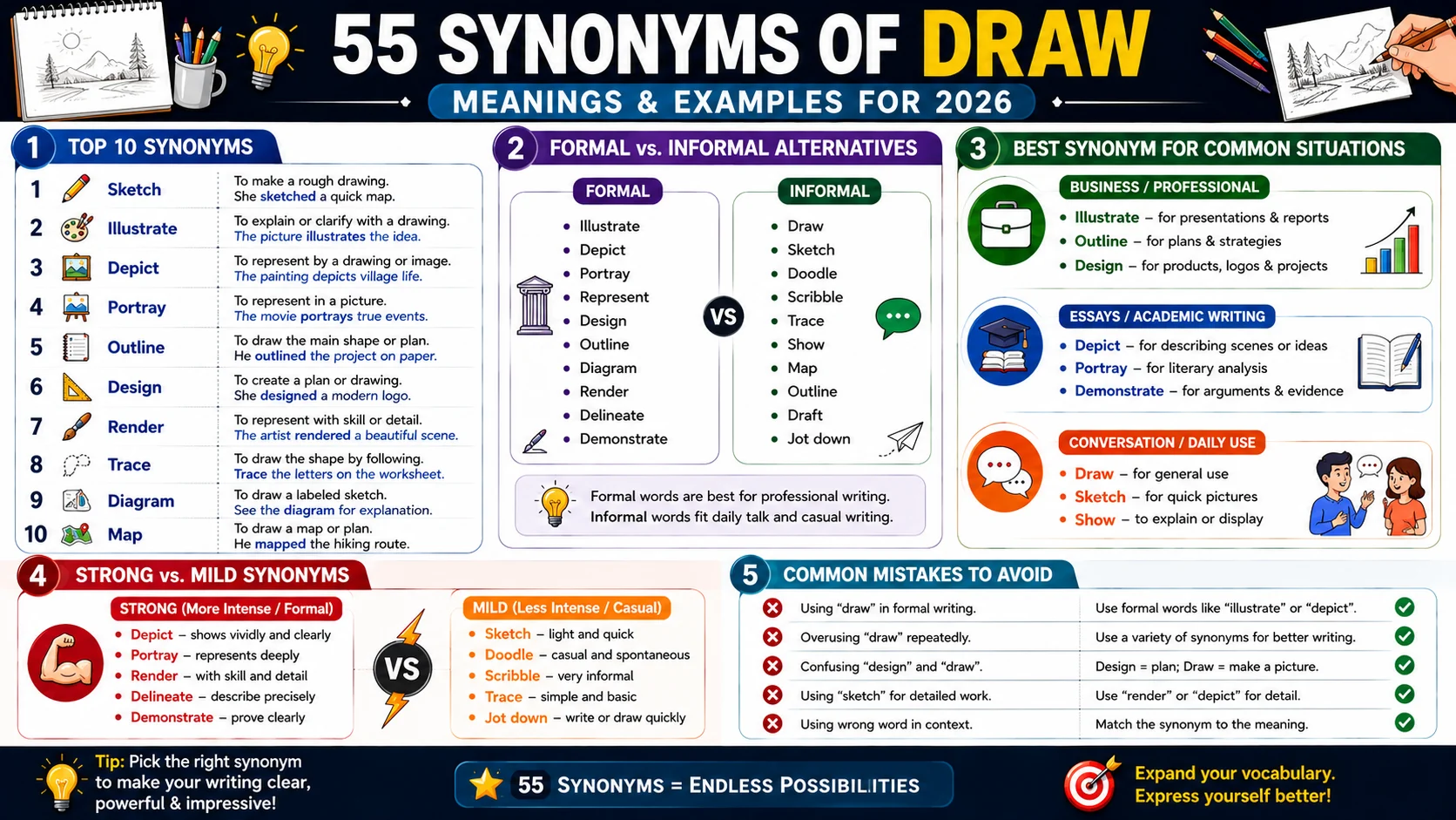 synonym of draw