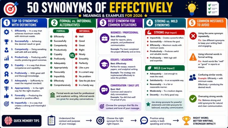 synonym of effectively