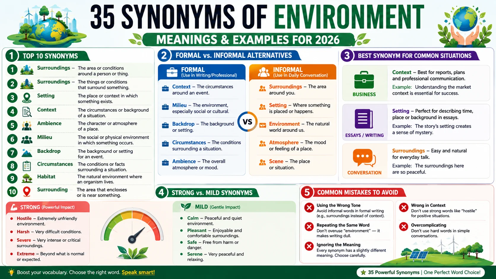 synonym of environment