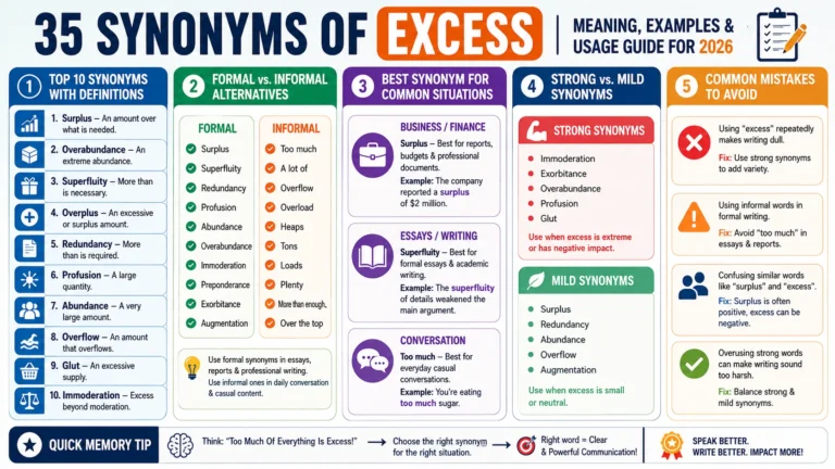 synonym of excess