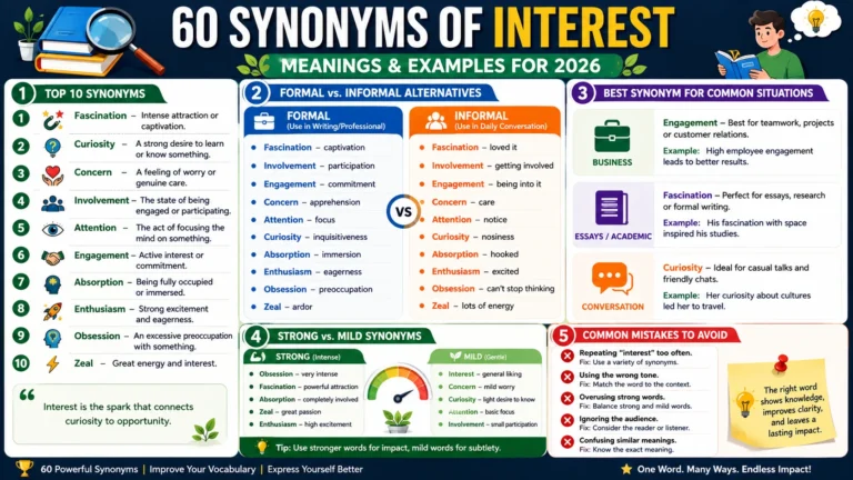 synonym of interest