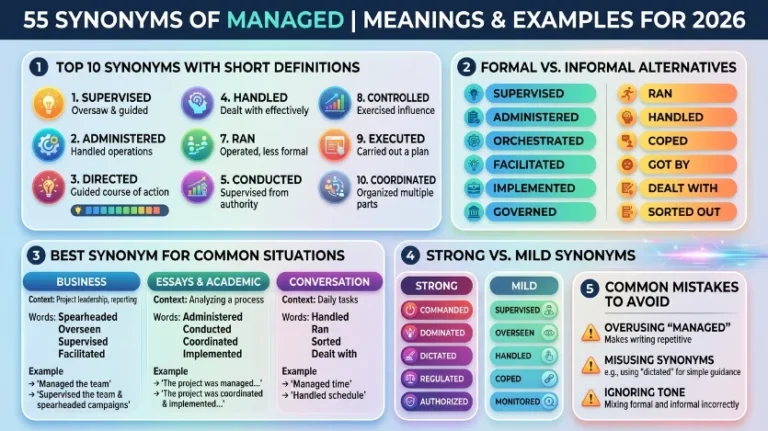 synonym of managed