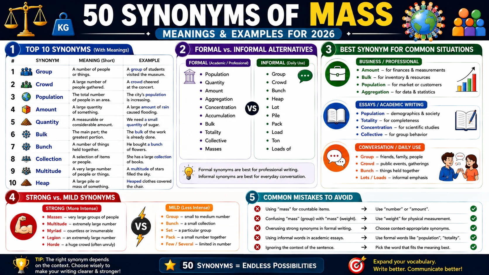 synonym of mass