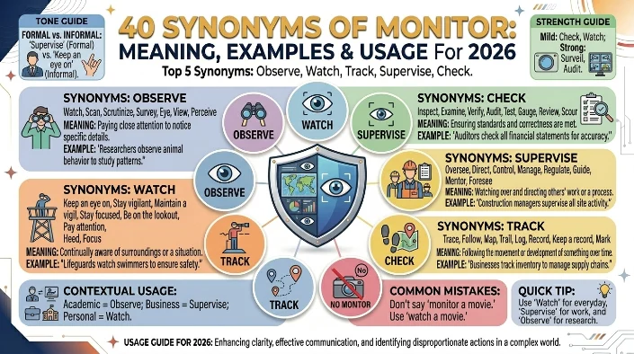 synonym of monitor