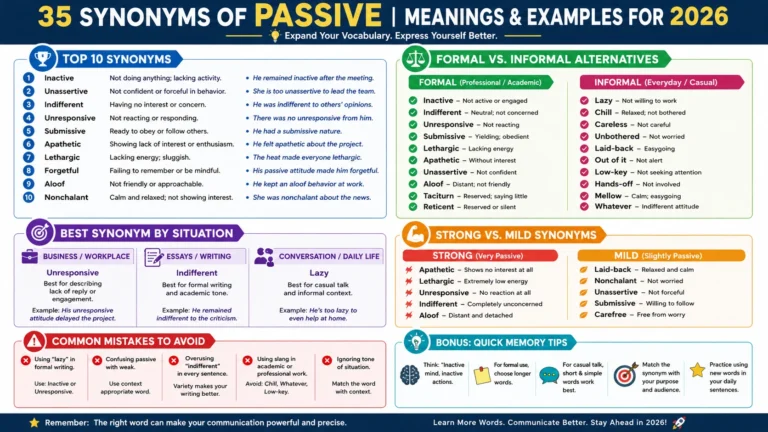 synonym of passive