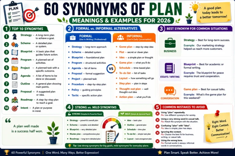 synonym of plan