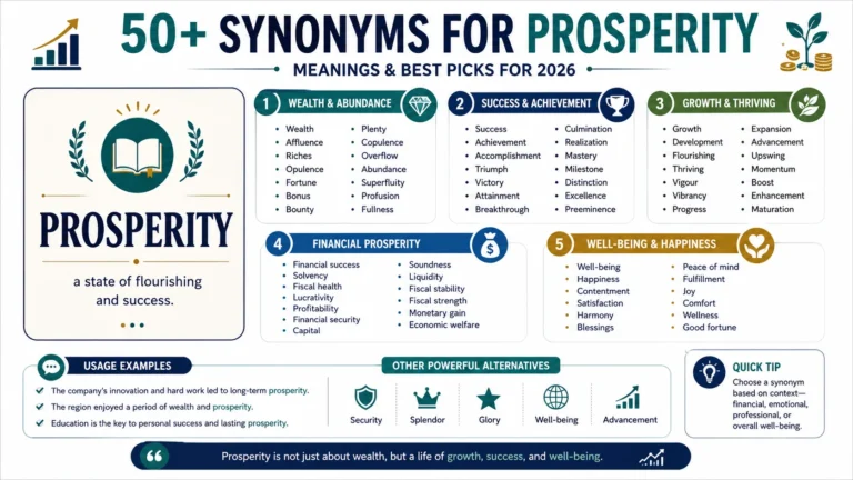 synonym of prosperity