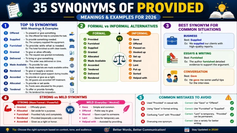 synonym of provided