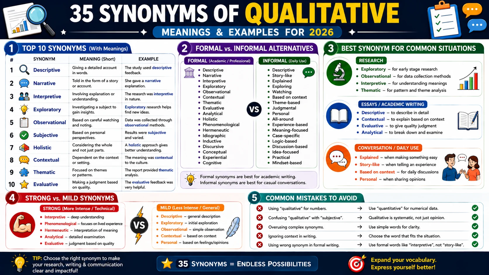 synonym of qualitative