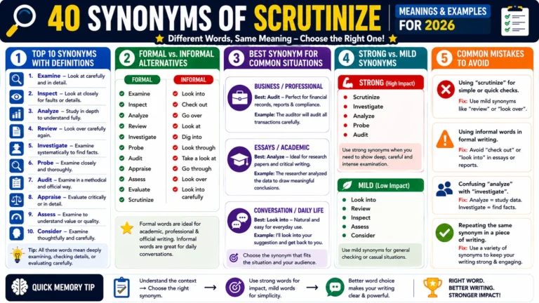 synonym of scrutinize