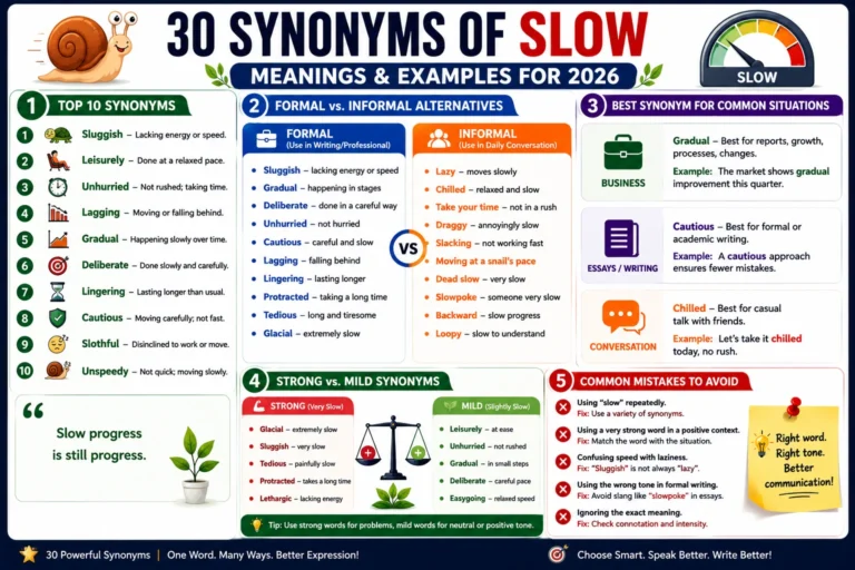 synonym of slow