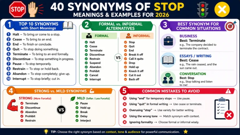 synonym of stop