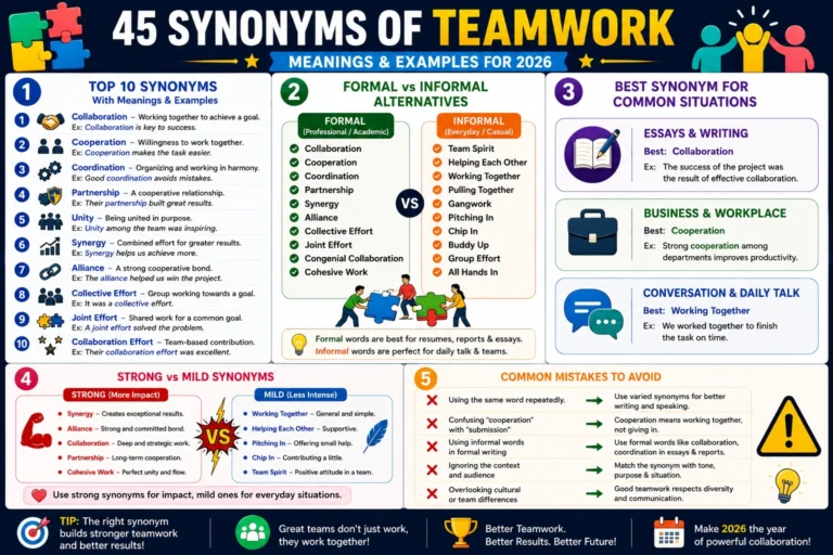 synonym of teamwork
