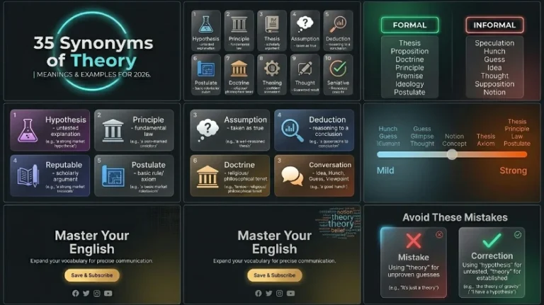 synonym of theory