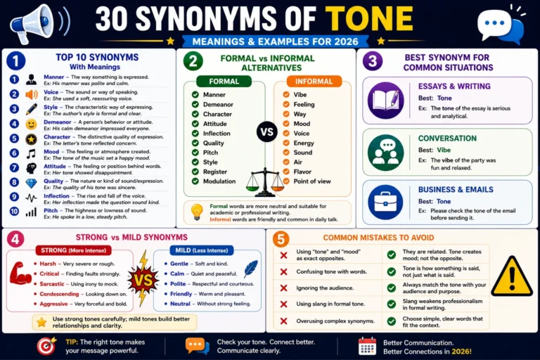 synonym of tone