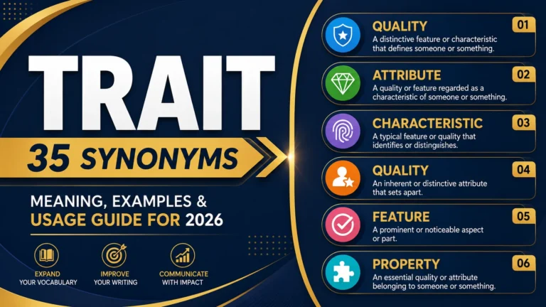 synonym of trait