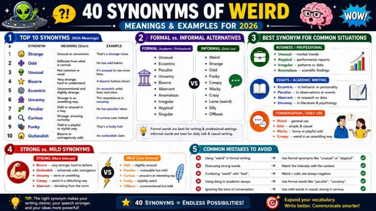 synonym of weird