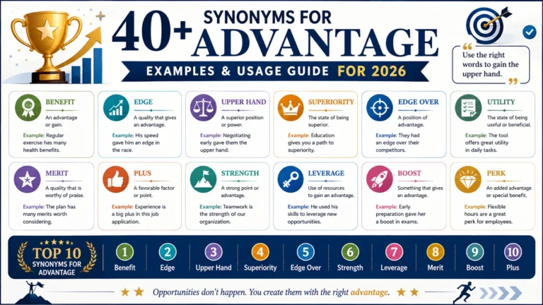 synonym of advantage