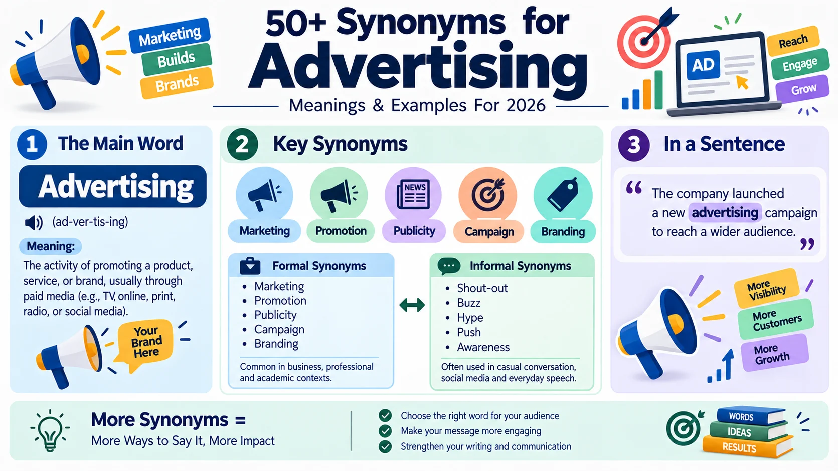 synonym of advertising