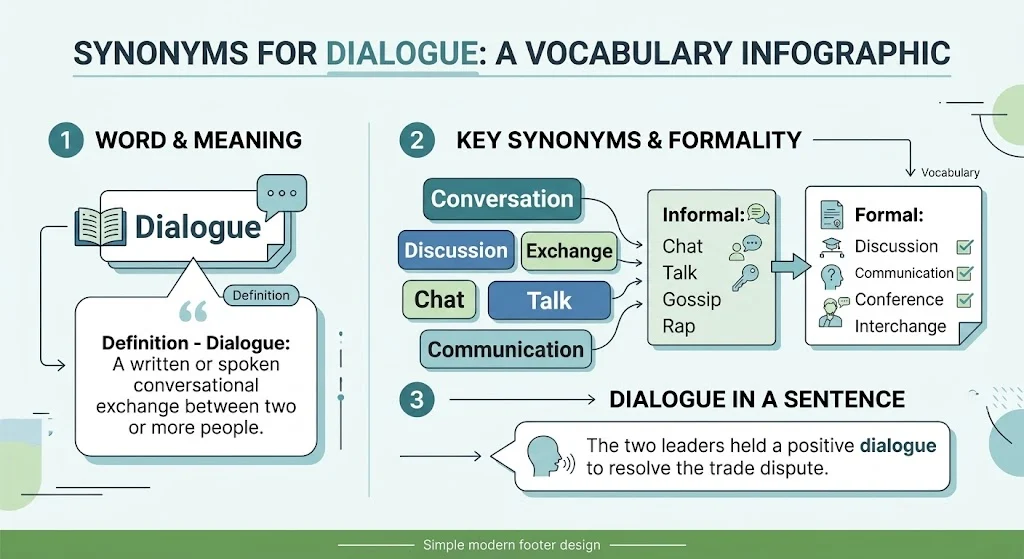 synonym of dialogue