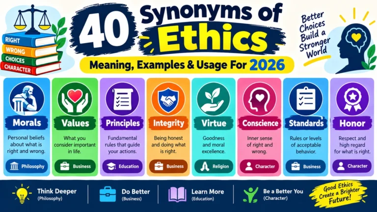 synonym of ethics