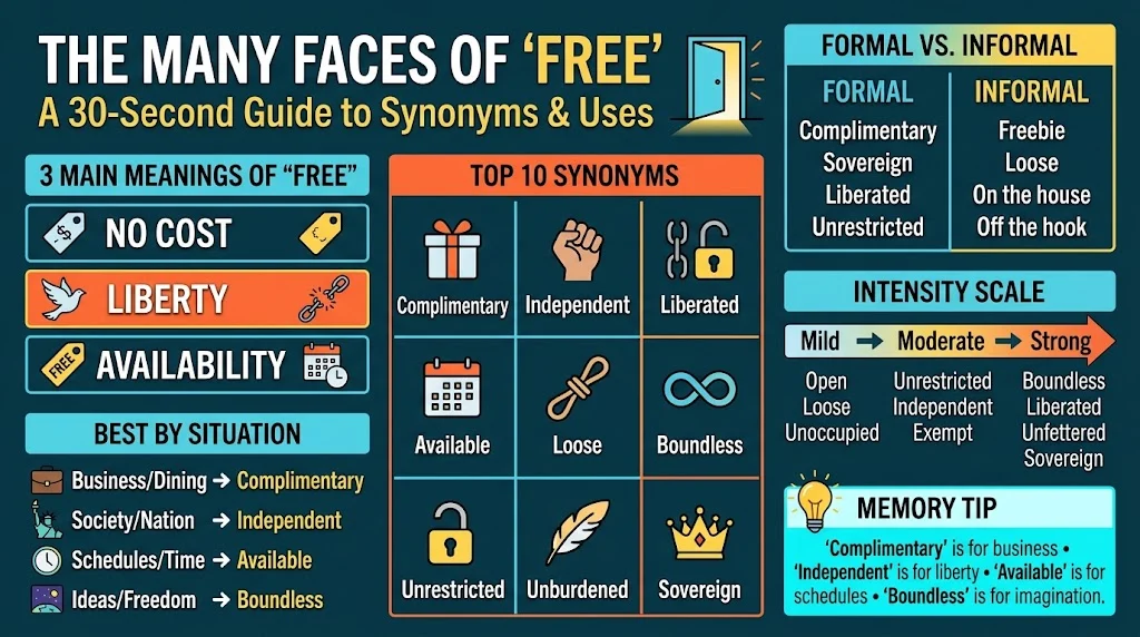 synonym of free