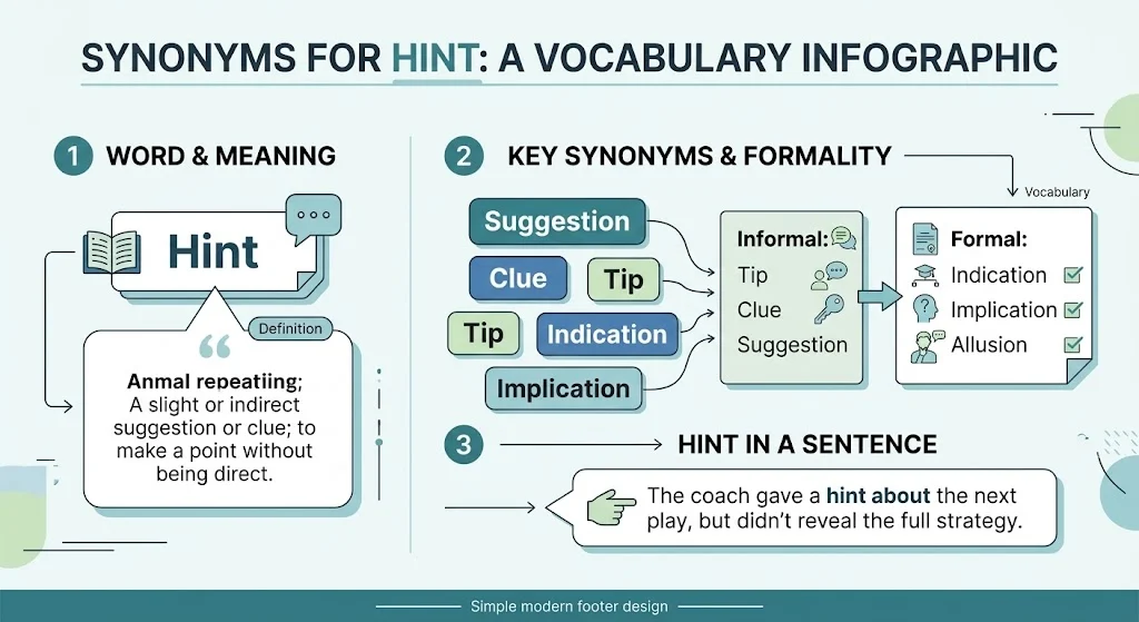 synonym of hint