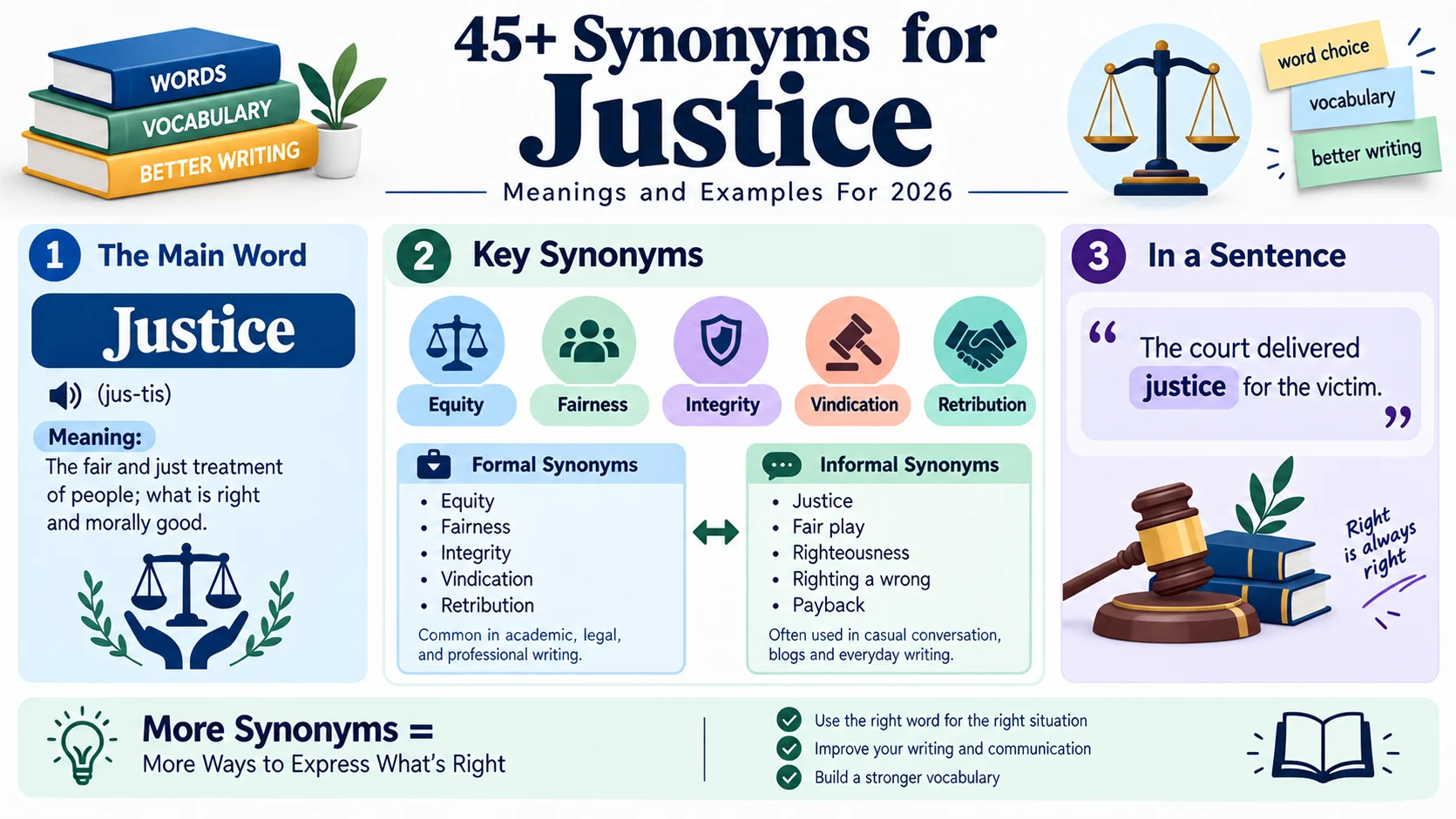 synonym of justice