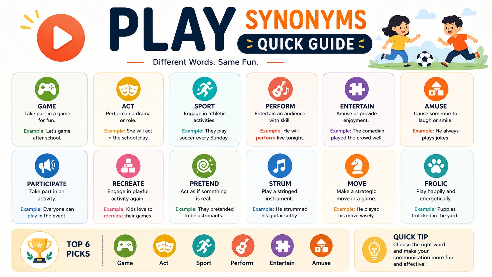 synonym of play
