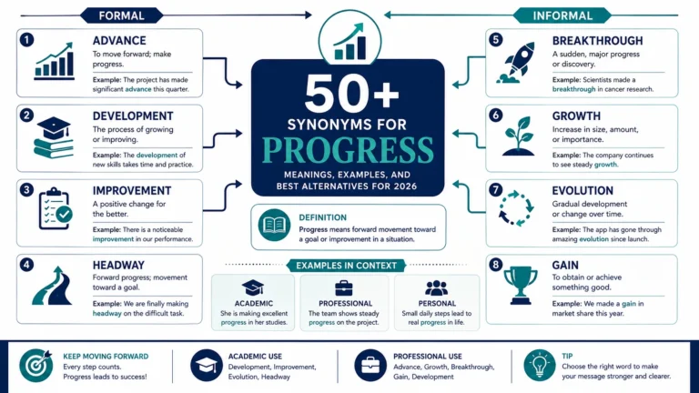 synonym of progress